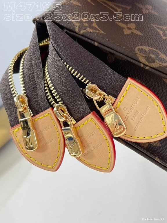 Cheap LOUIS Trio Pouch-25*20*5.5cm VUITTON Toilet 0818